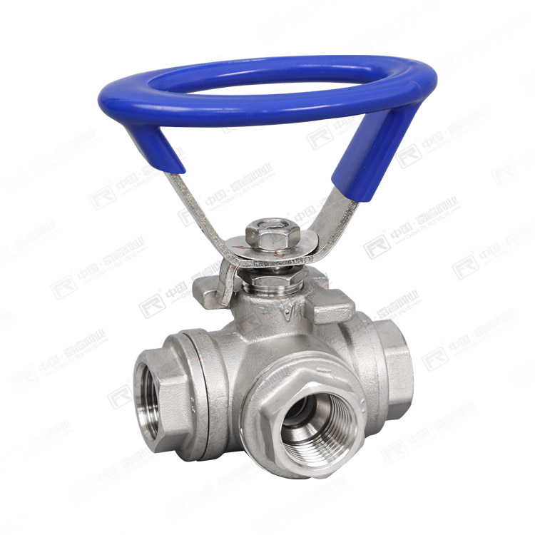 圓形手柄三通球閥