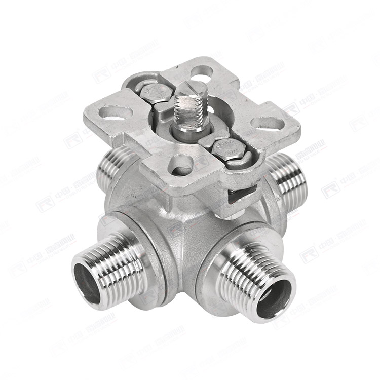 外螺紋四通球閥